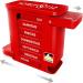 Kerpers 7-Day Pill Organizer | Made in Germany | 4-Compartment Medicine Box for Tablets & Supplements (2 Pack - White/Red) - Buy Online on GoSupps.com