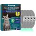 Luminous Safety Glow Repellent Collar Adjustable Water Resistant Cat Repellent Collars for Cats Medium Large Puppy 4 Pack Grey