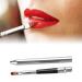 2pcs Ergonomic Lip Brush Set | Retractable Lipstick & Concealer Liner | Easy Clean Aluminum Tube - Buy Online on GoSupps.com