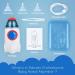 Electric Baby Nasal Aspirator - Rechargeable Snot Remover with 3 Suction Levels - Baby Mucus Cleaner with Music and Light Function White - Buy Online on GoSupps.com