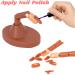 Flexible Nail Practice Hand Kit for Acrylic Nails - Training Mannequin with Tips, Files & Clipper - Buy Online on GoSupps.com