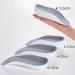 Elevated Insole for Men & Women - Comfort & Breathability - 3.5cm Thick Cushion Half Insole (Gray) | International Shipping - Buy Online on GoSupps.com