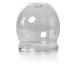 Lauschaer Glas medical fire cupping glass 50mm cupping head suction glass suction bell cupping glass cupping glasses