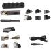 Qukaim Hair Trimmer Set Electric Hair Clipper Set with 6 Guide Combs for Men Waterproof Nose Hair Cutter and Eyebrow Grooming - Buy Online on GoSupps.com