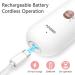 Professional Electric Manicure Pedicure Kit - Cordless Nail Drill Machine with 5 Speeds for Nail Care - White - Buy Online on GoSupps.com