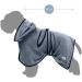 Buy Bella & Balu Dog Bathrobe - Absorbent Microfiber Robe for Dogs (M Blue) | Perfect for After Swimming & Rainy Walks | Puppy Love S Gray - Buy Online on GoSupps.com