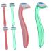 Fomiyes 6st women razor armpit razor leg hair razor razor armpit epilator armhaarrasier armpit razor shaver razor for women handwashers shape laundry girl painless ABS