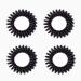 4 pieces spiral hair tie elastic hair tie stretchy hair tie band telephone cable hair tie set for girls women fat hair