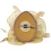 FRCOLOR Fascinator Feather Headband / Clip Party Wedding Royal Ascot Races Hair Accessories Headdress (Golden) - Buy Online on GoSupps.com