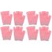 Beaupretty 4 Pairs Gel Gloves Dry Skin Gloves Essential Oils Gloves Hand Cracked Gloves Gel Moisturizing Gloves Hand Moisturizer Gloves Hand Spa Gloves Dipping Miss at Night Leather Gloves
