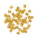 Dreadlocks Beads 50-Count Gold Aluminum Metal Cuffs for Women and Girls - Hair Braiding Accessories - Buy Online on GoSupps.com