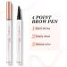 Boobeen Waterproof Microblade Eyebrow Pencil - Long-Lasting Natural Makeup - International Shipping Available - Buy Online on GoSupps.com