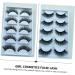 minkissy 5 Pairs Fake Eyelashes Beauty Accessories Fake Makeup Lashes False Eyelashes Bulk Natural Fluffy False Faux Lashes Bulk Makeup Girl Eyelashes 3d Set Fiber Hand Made - Buy Online on GoSupps.com