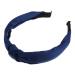 VOCOSTE Satin Knot Headband  Hairband for Women  Navy Blue  1.2 Inch Wide