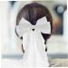 MAGICLULU Bow Spring Clip Hair Accessories for Bride 90s Hair Bow Barrettes Bow Barrettes Girl Hair Clips Ribbon Hair Clip Hair Pin Tiara Women Hair Decoration Fabric White Bow Tie - Buy Online on GoSupps.com