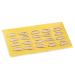 Sports World Vision 2.3 mm 10 pairs of glasses sunglasses glasses non -slip silicone to stick on the nasal cushion soft non -slip silicone slip -resistant clear
