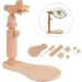 Rotating Cross Stitch Embroidery Hoop Stand - Hands-Free Lap Holder for Needlework Projects | Natural Beech Wood - Buy Online on GoSupps.com