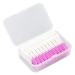 200 pieces of interdental brushes soft silicone purple dental floss tooth cleaning tool tooth cleaning silk toothpick for oral care