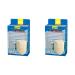 Tetra EasyCrystal Filt Pack 600 Filter Pads filter material for EasyCrystal Interior filter integrated TIMESTRIP shows change suitable for aquariums of 50-150 liters 3 pieces (pack with 2) filt Pack 600 (50-150L) (pack with 2)