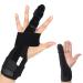 Jetisva Trigger Finger Splint Support with Wrist Brace Thumb Splint Spica Splint Adjustable Middle Wrist Knuckle Splint Finger Brace Straightener for Right and Left Hand Arthritis Broken Finger