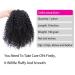 Buy Afro Kinky Curly Clip In Ponytail Wig - 25cm 120g - Natural Black Extensions for African Hair - Buy Online on GoSupps.com