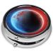 Space Planet Earth Mini Pill Box | 3 Compartment Travel Organizer | Portable Medicine Case for Home & Office - Buy Online on GoSupps.com