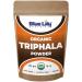 Blue Lily Triphala Powder Organic 16 oz, USDA Certified Organic Formula of Amla, Haritaki & Bibhitaki. Triphala Powder for Immune Support, Digestion, Colon Cleanse, Vegan, Non-GMO, & Gluten-Free