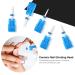 Premium Ceramic Nail Drill Bits - Professional Smooth Tip Cutters for Acrylic Nails - Safe Cuticle Clean Gel Removal - Manicure Tool (01 Fire Arrow M) - Buy Online on GoSupps.com