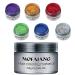 6 Colors Hair Color Wax Dye-6 in1 Temporary Instant Unisex Natural Hair Color Wax Mud,Washable Moisturizing Modelling Fashion colorful Hair Color Wax,Disposable Natural Matte Hairstyle Hair Color Pomade Dye Cream for Men W…