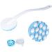 Long Handle Back Scrubber Body Brush with Massaging Tool and Lotion Applicator - Buy Online on GoSupps.com