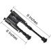 CVLIFE 6-9 Inch Picatinny Bipod with 360 Swivel Adapter - Spring Return Rifle Bipod for Hunting - Buy Online on GoSupps.com