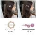 7Pcs Rhinestone Flower Hair Clips and Heart Shape Pins Set for Women - MGPFERD Girl Bangs Clips Hair Accessories - Buy Online on GoSupps.com