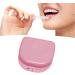 Professional Retainer Case - Portable Dustproof Storage Box for False Teeth & Prosthesis - Night Protection Holder (Rose) - Buy Online on GoSupps.com