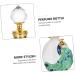 MERRYHAPY 1pc Peacock Essential Oil Bottle Home Perfume Bottle Liquid Bottle Perfume Dropper Bottle Women Perfume Bottle Empty Perfume Bottle Liquid Holder Glass Empty Holder 10.50X3.10X2.20CM Green - Buy Online on GoSupps.com