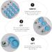 MAGICLULU 12 Pcs Mold Checkers Resin Silicone Baking Silicone Chess Moulds Doll Bath Tub Small Stainless Steel Bowls De para Gelatinas Baking Tool Baking Fondant Silica Gel Manual 3.5X3.5X0.8CMx2pcs Bluex2pcs - Buy Online on GoSupps.com