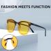 Clip-On Blue Light Blocking Glasses for Prescription Frames | Non-Flip Design for Men & Women - TS3168-4 - Buy Online on GoSupps.com
