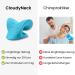 Buy SWZEC Cloudy Neck Lefaya Original Neck Stretcher | Best Orthopedic Test Winner | Blue - International Shipping - Buy Online on GoSupps.com