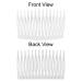 20 Pack Clear Small Plastic Hair Side Comb Set for Women - Bridal Wedding Veil Decorative DIY Crafts - Thin Fine Gray Hair Pins - Mini Barrettes for French Twist Updo Bun - Buy Online on GoSupps.com