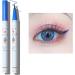 Cute Cartoon Eyeliner Liquid Pen 8 Colors Matte Long lasting Waterproof Sweat Proof Liquid Colorful Eye Liner 1ml (Blue) - Buy Online on GoSupps.com