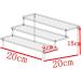 Premium Waoceo Acrylic Glasses Stand - Multi-Storey Jewelry & Sunglasses Rack | 20cm | Handcrafted Black Organizer for Watches - Buy Online on GoSupps.com