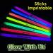 GlowWithUs Blue 10 Glow Sticks Bulk Wholesale | 15mm Dia. Industrial Grade Jumbo Light Sticks | 14 Hrs Bright Color Glow, Safety & 3yr Shelf Life | Ideal for Camping & Emergency - Buy Online on GoSupps.com