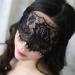 Lace Eye Mask for Women - Black Hollow Out Bandage Blindfold for Costumes Accessories - Buy Online on GoSupps.com