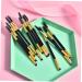 Beavorty 12pcs Eyebrow Applicator Set Eyelash Angled Brush Comb & Curler Golden Makeup Kit for Perfect Brows & Lashes - Buy Online on GoSupps.com