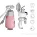 Monbento Kids Insulated Water Bottle 12oz - Leakproof with Straw - Hot/Cold 12 Hours - BPA Free - Pink Bunny - Buy Online on GoSupps.com