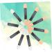 Angoily 150 Pcs Makeup Brush Eye Shadow Applicator Make Eye Shadow Brush Double Head Cosmetic Brush Miss mediumx3pcs Assorted Colorx3pcs - Buy Online on GoSupps.com