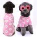 WEYATO Dog Shirts Flowers Summer Cool Beach Shirts Comfy Stylish Breathable Puppy T-Shirts Cotton Vest Clothes for Dogs and Cats Pet Apparel Design Adorable Casual Cozy Dog Shirt, Pink, Small Small Pink