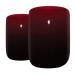 Shop False Nails Bling Art Red Black French Squoval - 24 Medium Acrylic Tips for Stunning DIY Nail Art - Buy Online on GoSupps.com