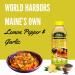 World Harbors Lemon Pepper Garlic Sauce & Marinade, Made in Maine, Ideal for Chicken Wings, Seafood, Grilled Meats, Salads, Stir-Fries, Sandwiches, Salads, Garnish Dipping Sauce 16 oz (Pack of 1) - Buy Online on GoSupps.com