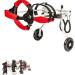 Adjustable Dog Wheelchair 2 Wheel Pet Wheelchair Assist Small Pets with Paralyzed Hind Limbs to Recover Their Mobility Easy Assemble & Light Weight (Size : M) Medium - Buy Online on GoSupps.com