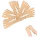 UDERUI 5 Pairs Womens Orthoes Socks Orthoes Bunion Relief Socks for Men Orthopedic Toe Compression Sock Anti Bunion Health Sock Low Cut Five Toe Socks for Bunions 5 Pairs Beige One Size